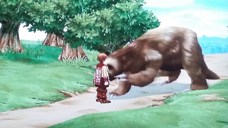 Yep, that’s me, at level 4. And that right there, hurdling towards me with its massive claws, is a giant sloth. I’m not intimidated at all.